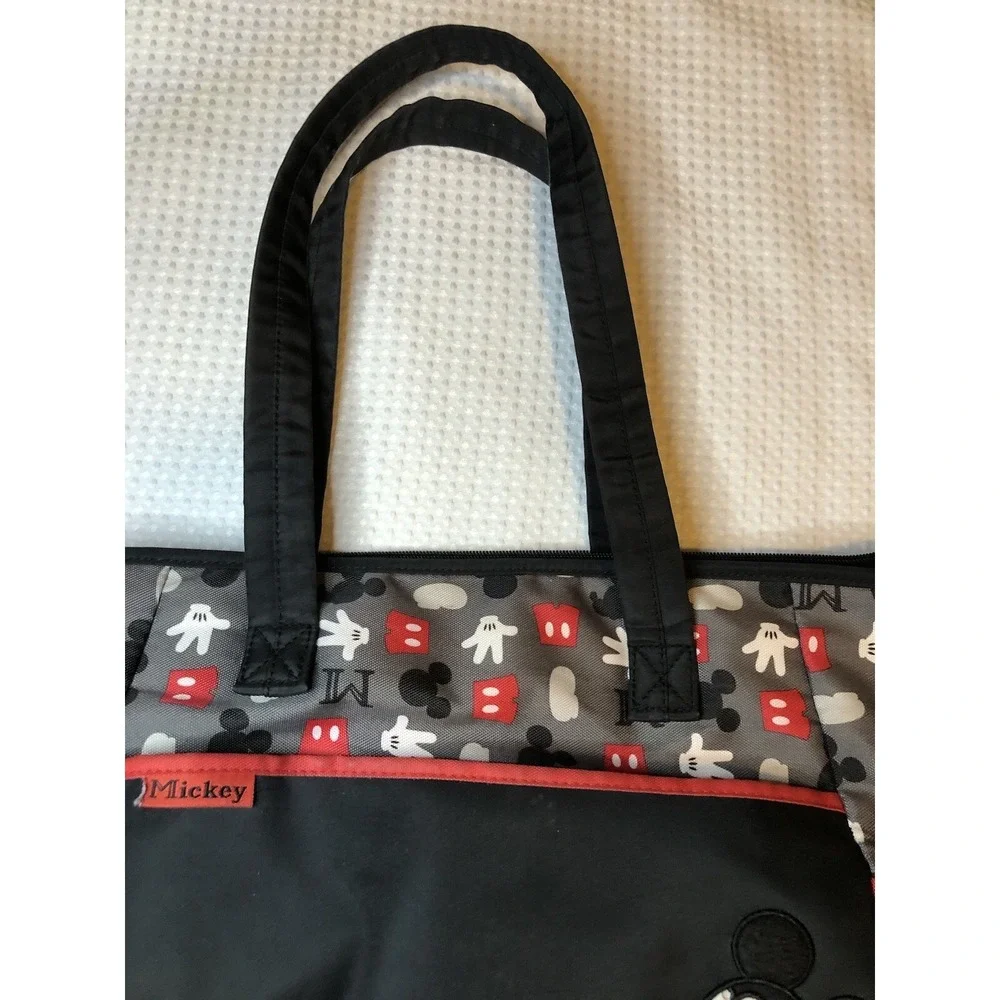 Disney Baby - Mickey Mouse - Used - Baby Diaper Bag - Girls/Boys - Black & Red